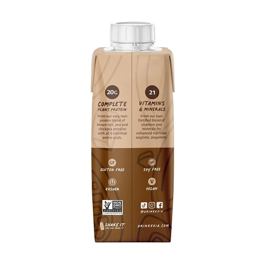 Koia Nutrition Shake - Cacao Bean, 12 x 11 fl oz Case - Nutrition Drinks - image 2