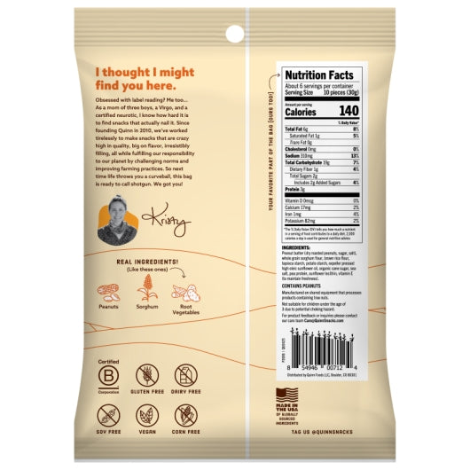 Quinn Foods Peanut Butter Filled Pretzel Sticks, 8 x 6.5 oz Case - Popcorn, Pretzels & Snack Mix - image 2