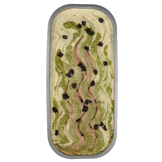Villa Dolce Pistachio Noir (Dubai Chocolate) Gelato, 1 x 5 LT Case - Nuts & Seeds - image 2