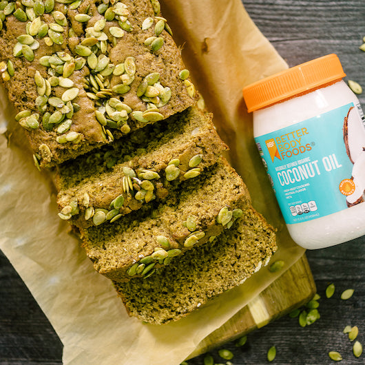 BetterBody Foods Organic Naturally Refined Coconut Oil, 1 x 1 GA Case - GS1 styled product image