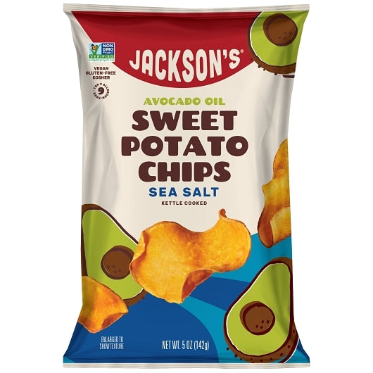 Jackson's Sea Salt Sweet Potato Chips In Avocado Oil Case, 12 x 5 oz Case - Snacks - image 2