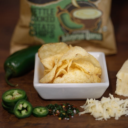 Carolina Kettle Jalapeno Queso Flavored Kettle Chips, 20 x 2 oz Case - Snacks - image 2