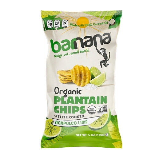 Barnana LIME PLANTAIN CHIPS, 6 x 5 oz Case - DOT product image 2