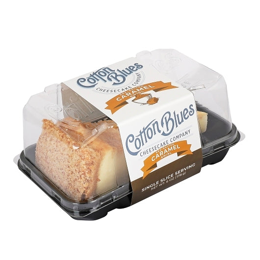 Cotton Blues Cheesecake Co. Slice Variety Pack: 12 Original, 12 Sea-Salted Caramel, 6 Strawberry, 6 Blueberry, 1 x 36 ct