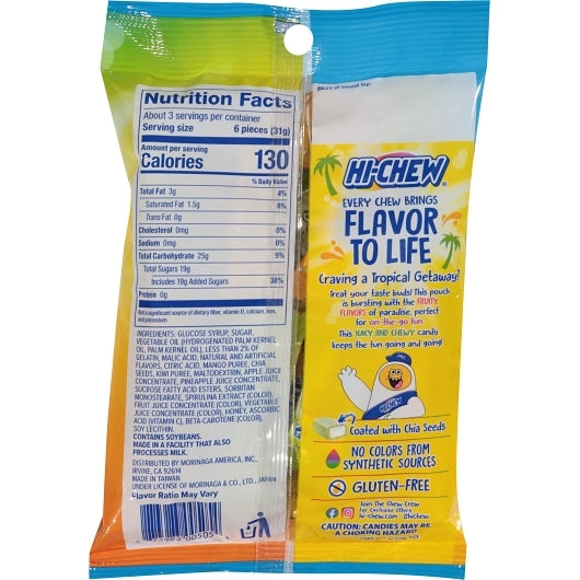 Hi-Chew Tropical Mix Candy Bag, 6 x 3.53 oz Case - Candy & Confections - image 2