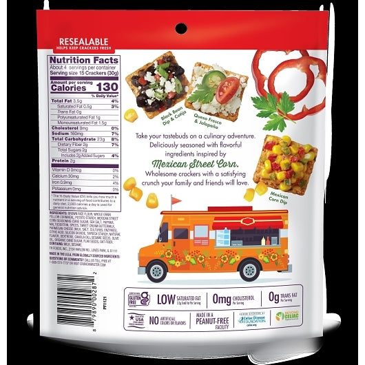 Crunchmaster Mexican Street Corn, 12 x 4 oz Case - Crackers & Grahams - image 2