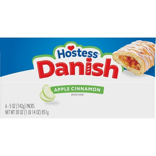 Hostess APPLE CINNAMON DANISH, 6 x 6 x 5 oz Case - DOT product image 8