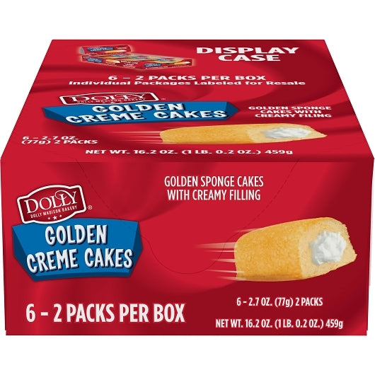 Dolly Madison GOLDEN CREME SINGLE SERVE, 6 x 6 x 2.72 oz Case - DOT product image 2