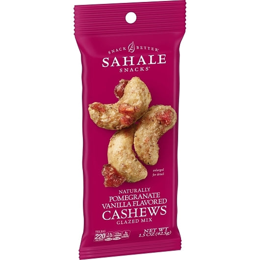 Sahale Pomegranate Vanilla Cashew Standup Caddy, 6 x 12 x 1.5 oz Case - Nuts & Seeds - image 2