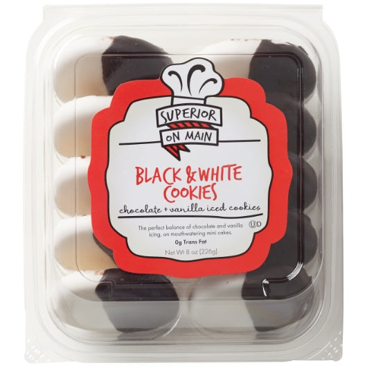 Superior On Main Mini Black & White Cookies, 12 x 8 oz Case - DOT product image 5