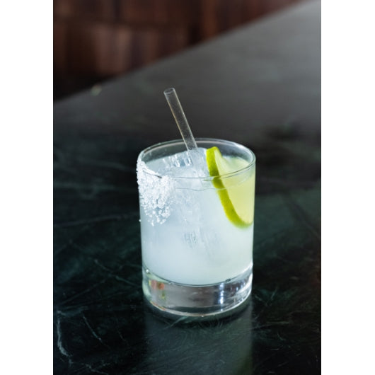 The Sustainable Agave Company 5" Compostable Agave Clear Regular Straw - Unwrapped, 2000 x 4 x 500 ct Case - Nuts & - im