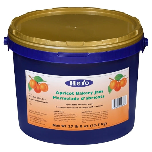 Hero Apricot BAKING JAM, 1 x 27.56 lb Case - DOT product image 2