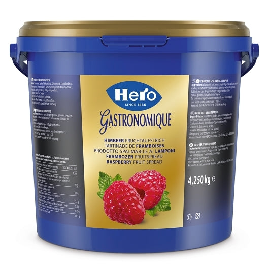Hero RASPBERRY FRUIT SPREAD, 1 x 9.37 lb Case - DOT product image 2