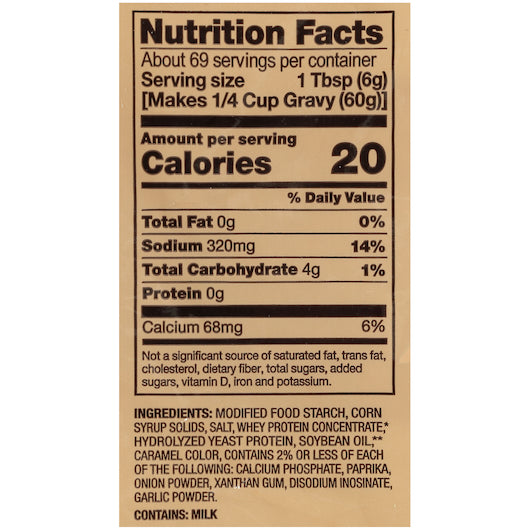 Foothill Farms Instant Brown Gravy Mix, 8 x 14 oz Case - DOT product image 7