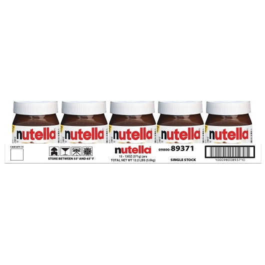 Nutella Hazelnut Spread Jar, 15 x 13 oz Case - DOT product image 2