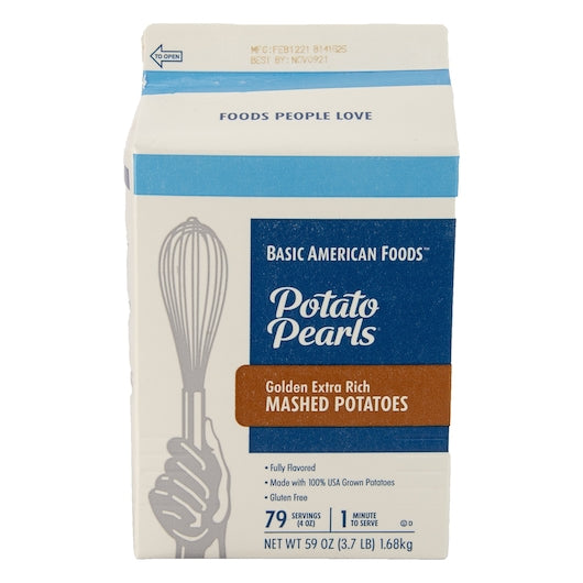 Golden Potato Pearls Extra Rich Mashed Potatoes, 6 x 3.7 lb Case - DOT product image 2
