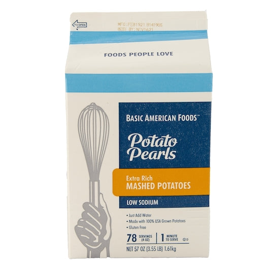 Extra Rich Potato Low Sodium Extra Rich Mashed Potatoes, 6 x 3.55 lb Case - DOT product image 2