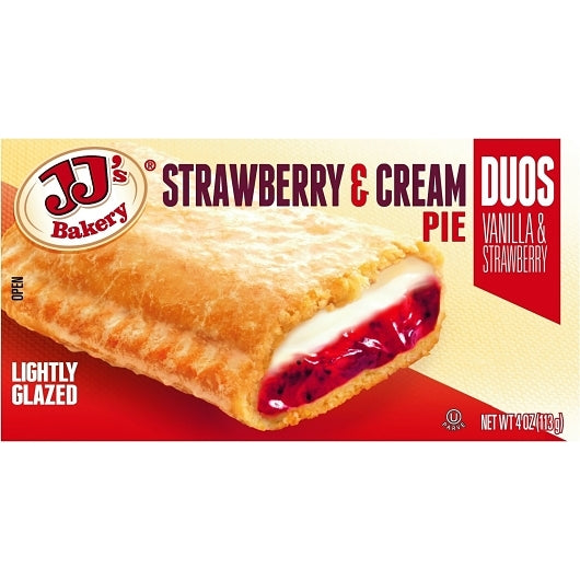 JJ's Bakery Strawberry & Cream Pie Dessert, 48 x 4 oz Case - DOT product image 5