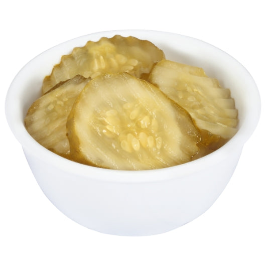 Pickle Kosher Dill Thick Slice Crinkle Cut Pickle Chip Bulk, 6 x 2.92 LT Case - DOT product image 2