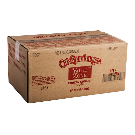 Otis Spunkmeyer Frozen Chocolate Chip & Colored Candies Carnival Cookie Dough, 1 x 320 x 1 oz Case - DOT product image 8