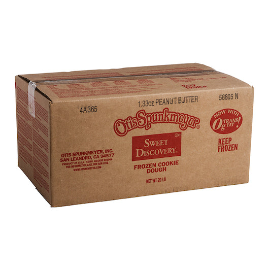 Otis Spunkmeyer Kosher Sweet Discovery Medium Peanut Butter Cookie Dough, 240 x 1.33 oz Case - DOT product image 5