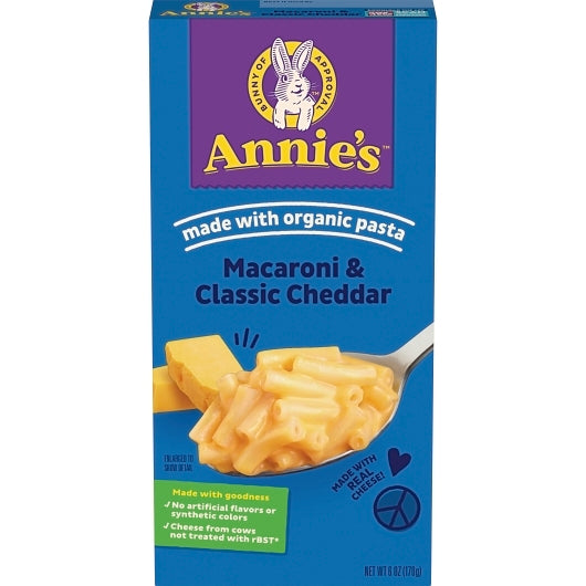 Annie's Mild Cheddar Macaroni & Cheese, 12 x 6 oz Case - DOT product image 2
