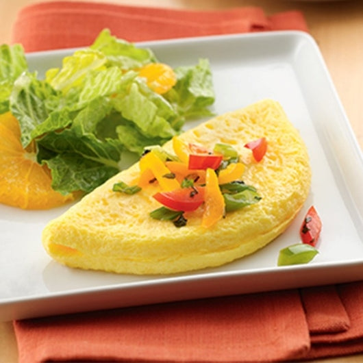 Abbotsford Farms(R) Fully-Cooked 6 Inch Fully Cooked Single Fold Cheddar Cheese Omelet, 1 x 15.75 lb Case - DOT product image 2