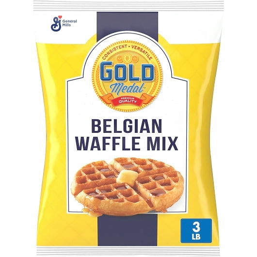 Gold Medal Belgian Waffle Griddle Mix 8 Case 60 Ounce - DOT product image 2