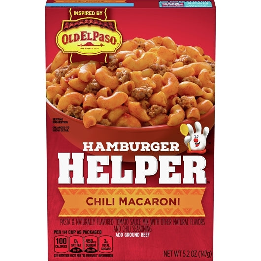 Helper Chili Macaroni, 12 x 5.2 oz Case - Pantry Ingredients - image 2