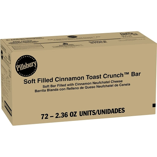 Pillsbury Soft Filled Cinnamon Toast Crunch Bar, 72 x 2.36 oz Case - DOT product image 8