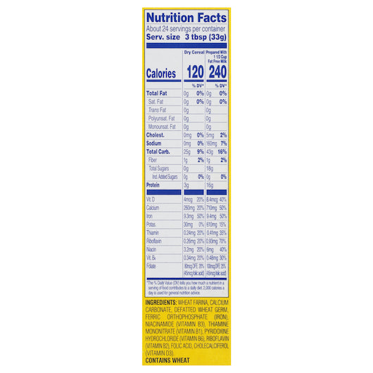 12 PACKS : Cream of Wheat 10 Minute 28 Ounce Box - DOT product image 7