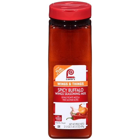 Lawrys Buffalo Wing Seasoning Mix, 6 x 21.5 oz Case - DOT product image 2