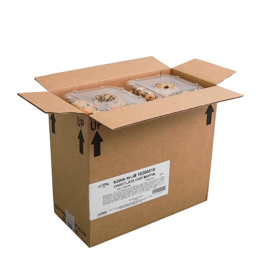 Multifoods Thaw N' Sell Chocolate Chip Muffins, 8 x 16 oz Case - DOT product image 2