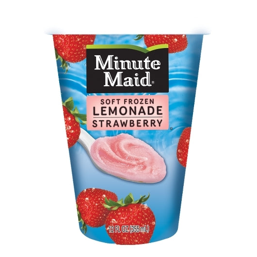 Minute Maid Strawberry Lemonade Soft Frozen Drink, 12 x 12 oz Case - DOT product image 2