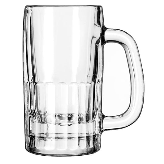Libbey Clear Beer Glass Mug 10 Oz, 1 x 12 each Case - Glassware & Drinkware