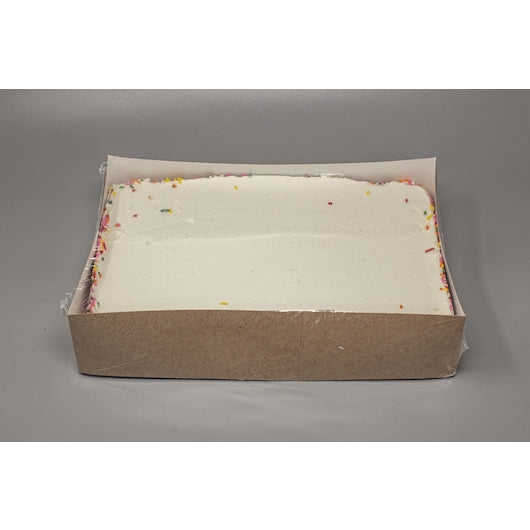 Love And Quiches White Special Occasion Cake, 4 x 2.5 lb Case - Bakery & Desserts - image 2