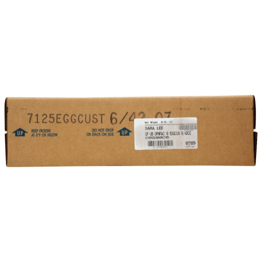 Chef Pierre 10 Inch Unbaked Egg Custard Pie, 6 x 2.625 lb Case - DOT product image 4