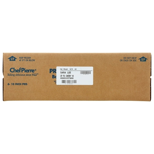 Chef Pierre 10 Inch Pre-Baked Cherry Pie, 10 Slices per Pie, 6 x 34 oz Case - DOT product image 2