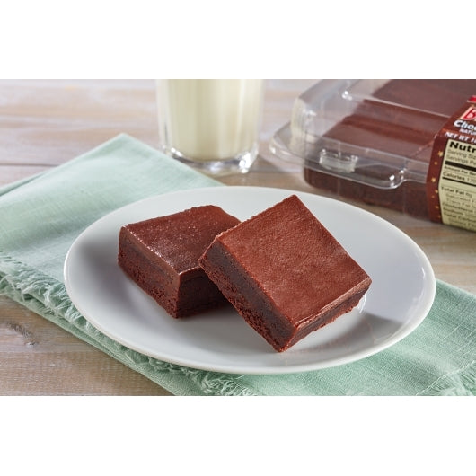 Best Brands Brownies with Chocolate Fudge Icing, 15 x 18 oz Case - GS1 staged product image