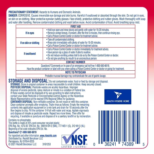 Lysol Sanitizer Container, 4 x 1 GA Case - DOT product image 8
