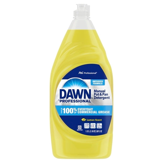 Dawn Professional Manual Pot and Pan Detergent Dish Soap Lemon Scent Concentrate, 8 x 38 oz Case - DOT product image 2