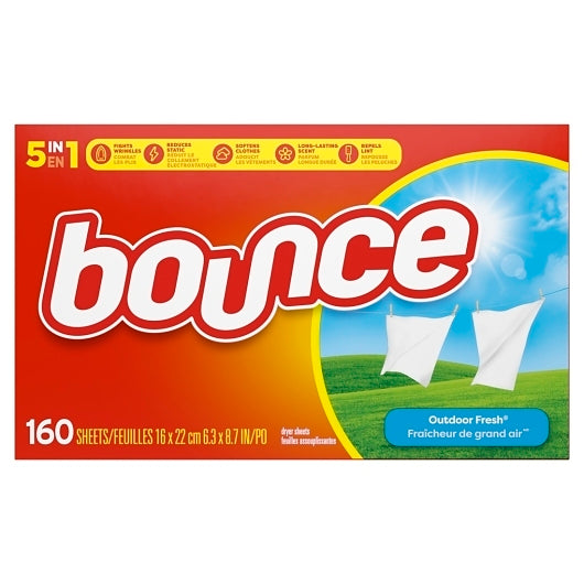 Bounce DRYER SHEET OUTDOOR FRESH, 6 x 160 ct Case - DOT product image 2