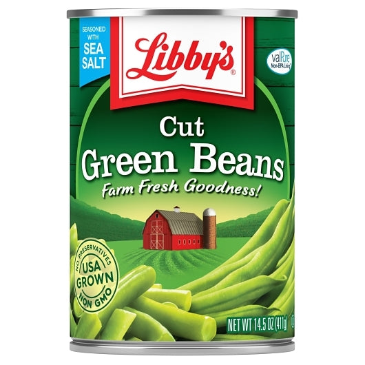 Libby's Cut Green Beans, 24 x 14.5 oz Case - DOT product image 2