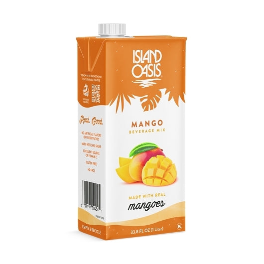 Island Oasis Mango Beverage Mix, 1 x 12 ct Case - Dried Fruit & Fruit Snacks - image 2