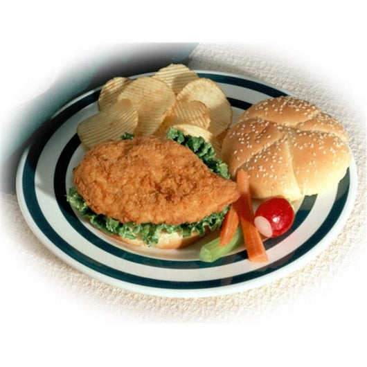 Brakebush Smartshapes Gold'N'Spice Fully Cooked Breaded Breast Cutlets 3.7 Oz., 2 x 5 lb Case - DOT product image 6
