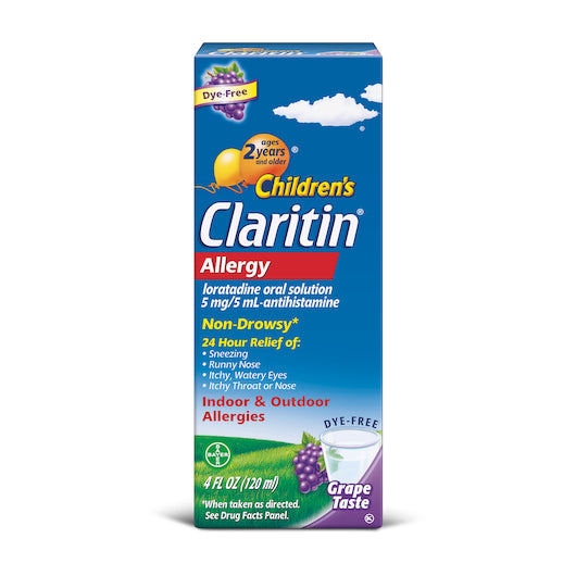 Claritin Children's 24 Hour Non-Drowsy Allergy Relief Syrup Bottle, 2 x 6 x 4 fl oz Case - Beverages - image 2