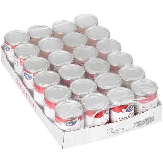 Sauce Cranberry Jellied Cranberry Sauce, 24 x 14 oz Case - GS1 closed shipping case image