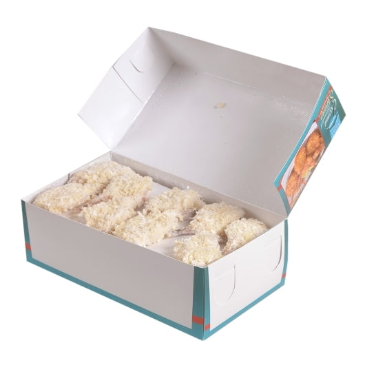 King and Prince Coconut Breaded Butterfly Shrimp 16-20, 4 x 2.5 lb Case - DOT product image 7