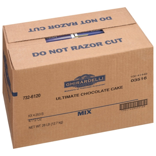 Ghirardelli Ultimate Chocolate Cake Mix, 4 x 7 lb Case - DOT product image 8