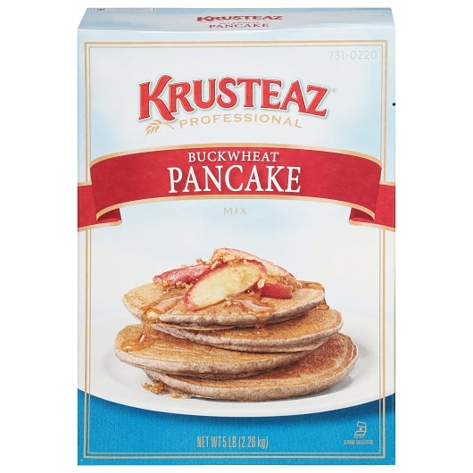 Krusteaz Buck Wheat Buckwheat Pancake Mix, 6 x 5 lb Case - DOT product image 2